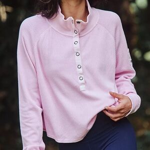 free people movement so fly henley size xs powder pink